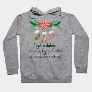 Funny Jane Austen Christmas Quote Hoodie